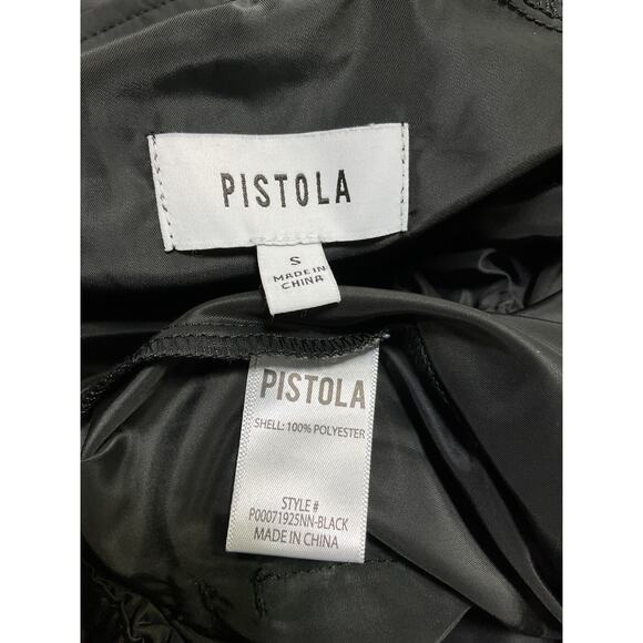 Pistola 'Jade' Black Polyester Jumpsuit Size S - Picture 4 of 4